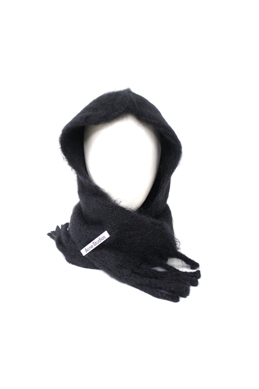 フード付モヘアストール