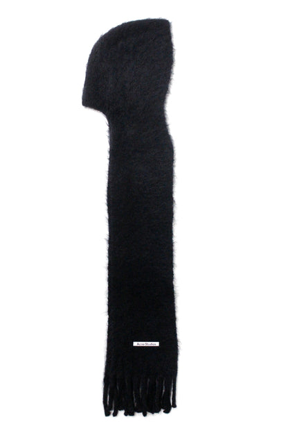 フード付モヘアストール