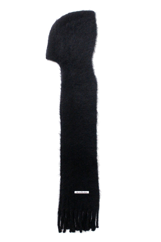 フード付モヘアストール