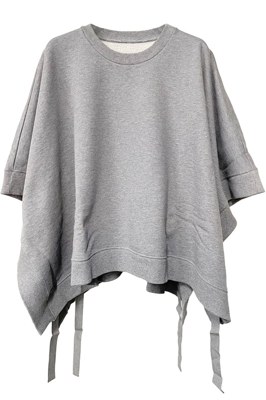 スウェットポンチョトップス