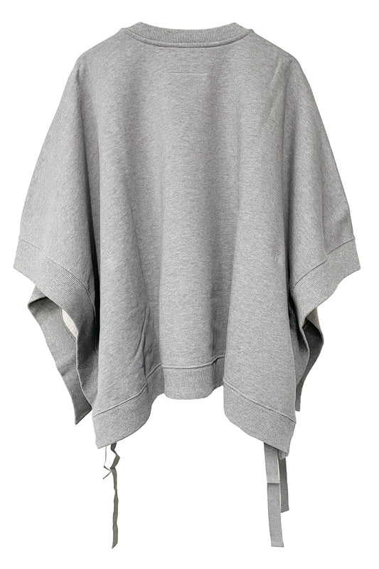 スウェットポンチョトップス