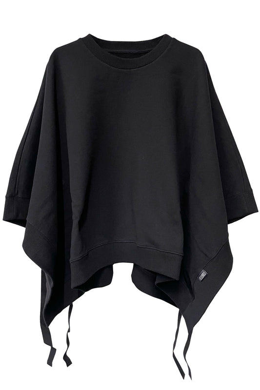 スウェットポンチョトップス