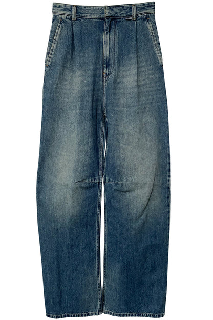 ワイドレッグデニムパンツ