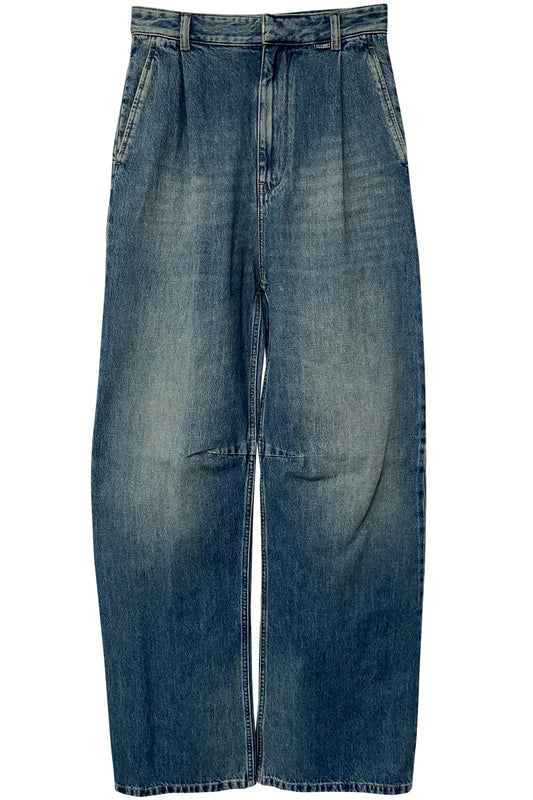 ワイドレッグデニムパンツ