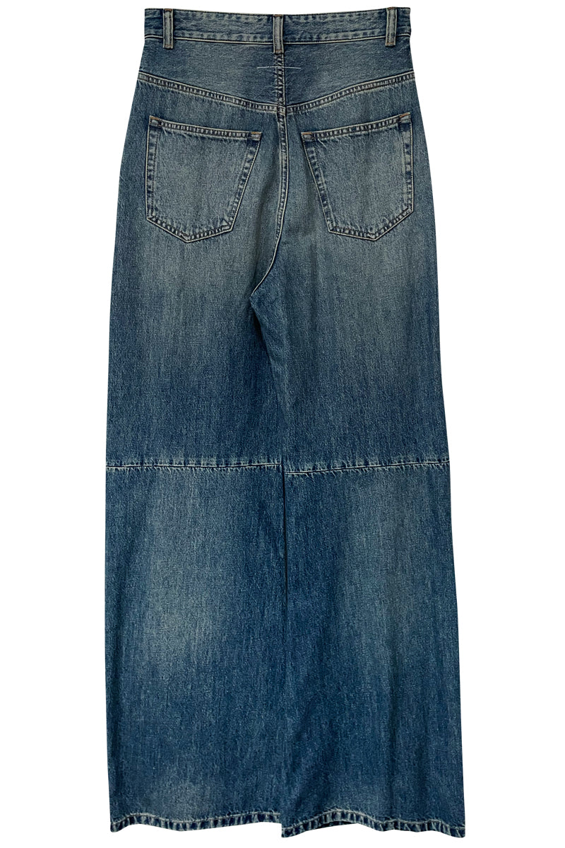 ワイドレッグデニムパンツ