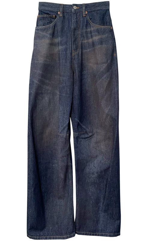 ワイドレッグデニムパンツ