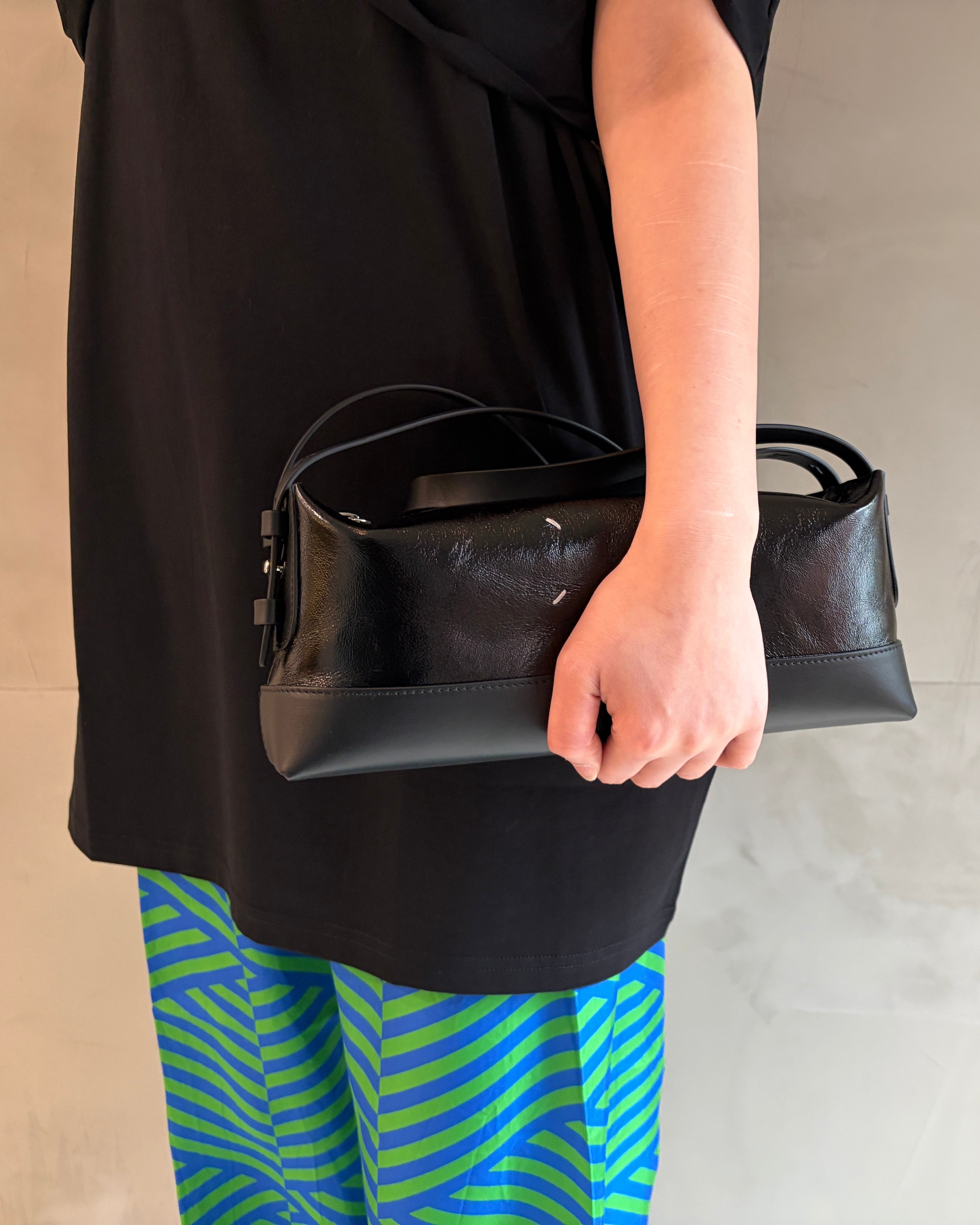 Power✨美品・完売品✨COS コス ドローストリングバケットバッグ 黒 DRAWSTRING BUCKET BAG - LEATHER レザー ドローストリング バケット