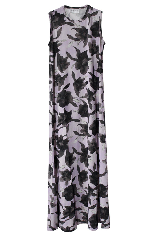 スリーブレスロングドレス