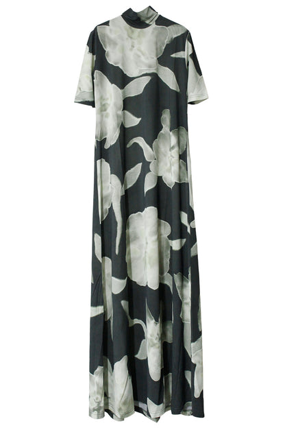 ハイネックロングドレス