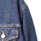 WASHED DENIM COLLARLESS JACKET（UNISEX）