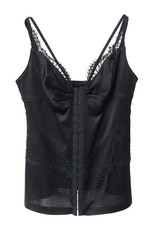 JERSEY＆LACE COMBINATION CAMISOLE
