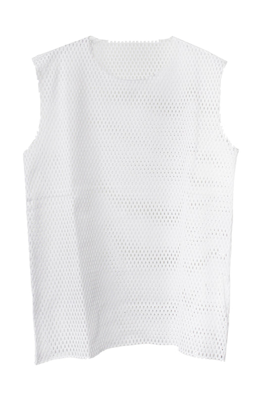 COTTON MESH SLEEVELESS TOP(UNISEX)