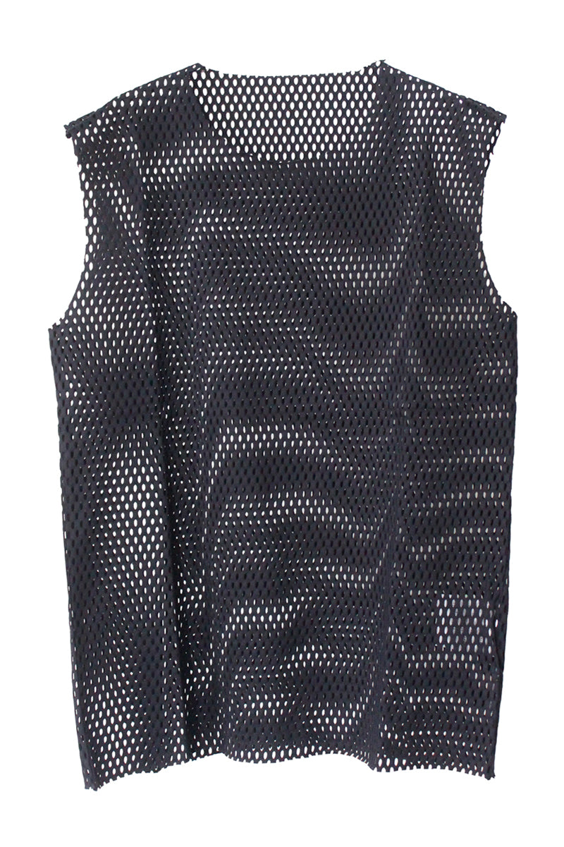 COTTON MESH SLEEVELESS TOP（UNISEX）