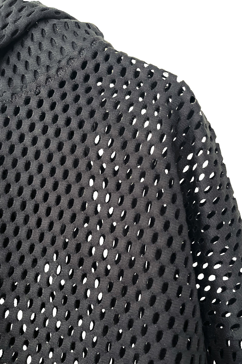 COTTON MESH ZIP-UP HOODIE（UNISEX）