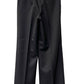 WOOL GABARDINE TUCKED WIDE TROUSERS（MEN）