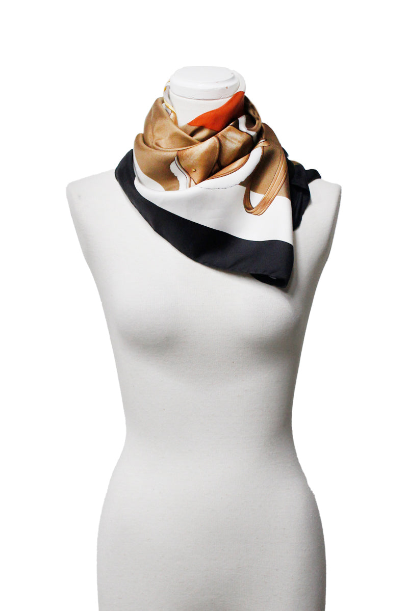 Vintage Silk Scarf Strap