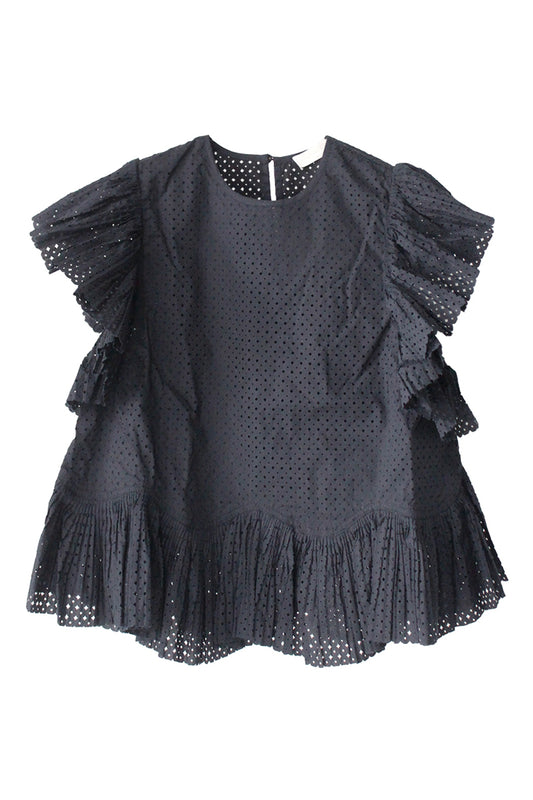 Veasna Flutter Sleeve Top