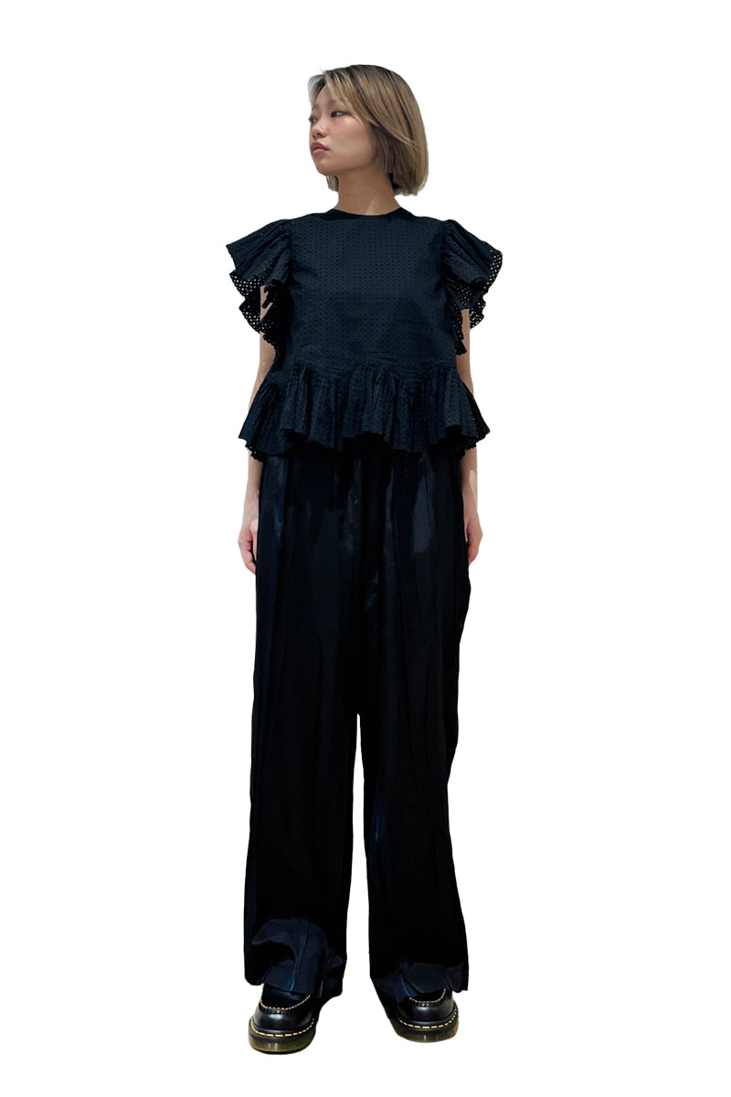 Veasna Flutter Sleeve Top