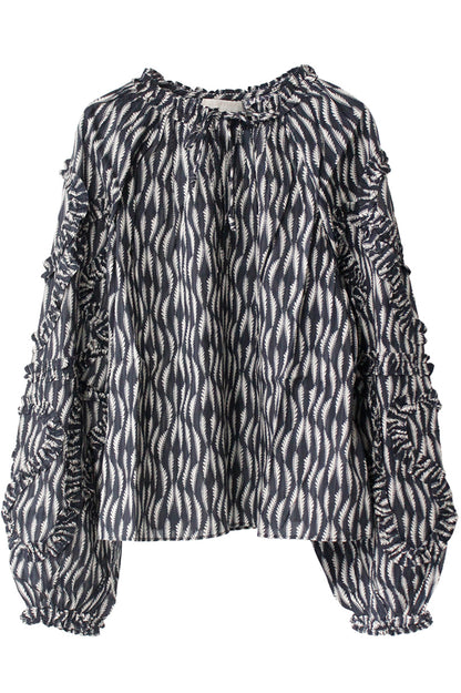 Azrou Cotton Long SleeveBlouse