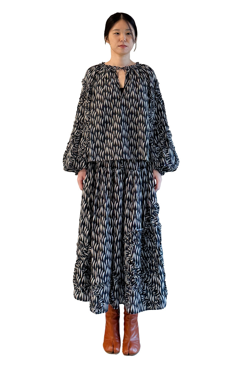 Azrou Cotton Long SleeveBlouse