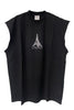CRYSTAL PARIS SLEEVELESS T-SHIRT（UNISEX）