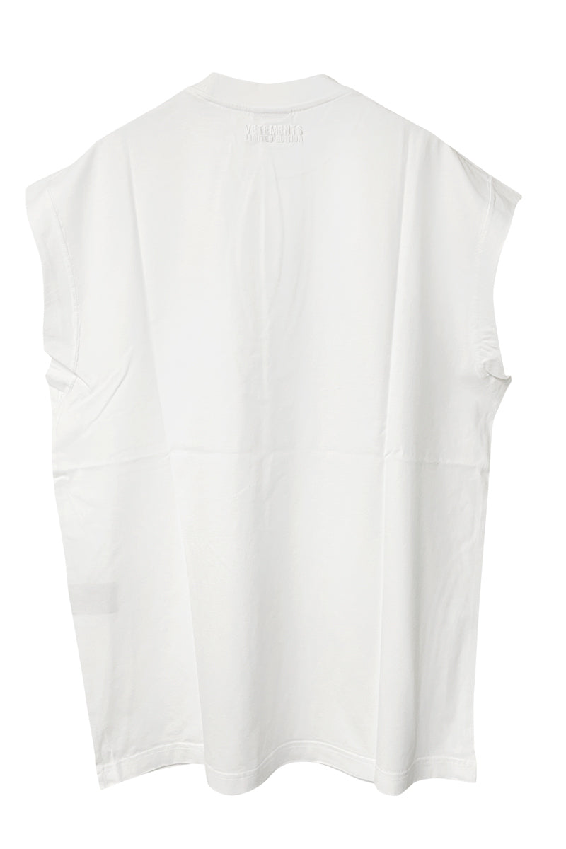 CROSS LOGO SLEEVELESS T-SHIRT（UNISEX）