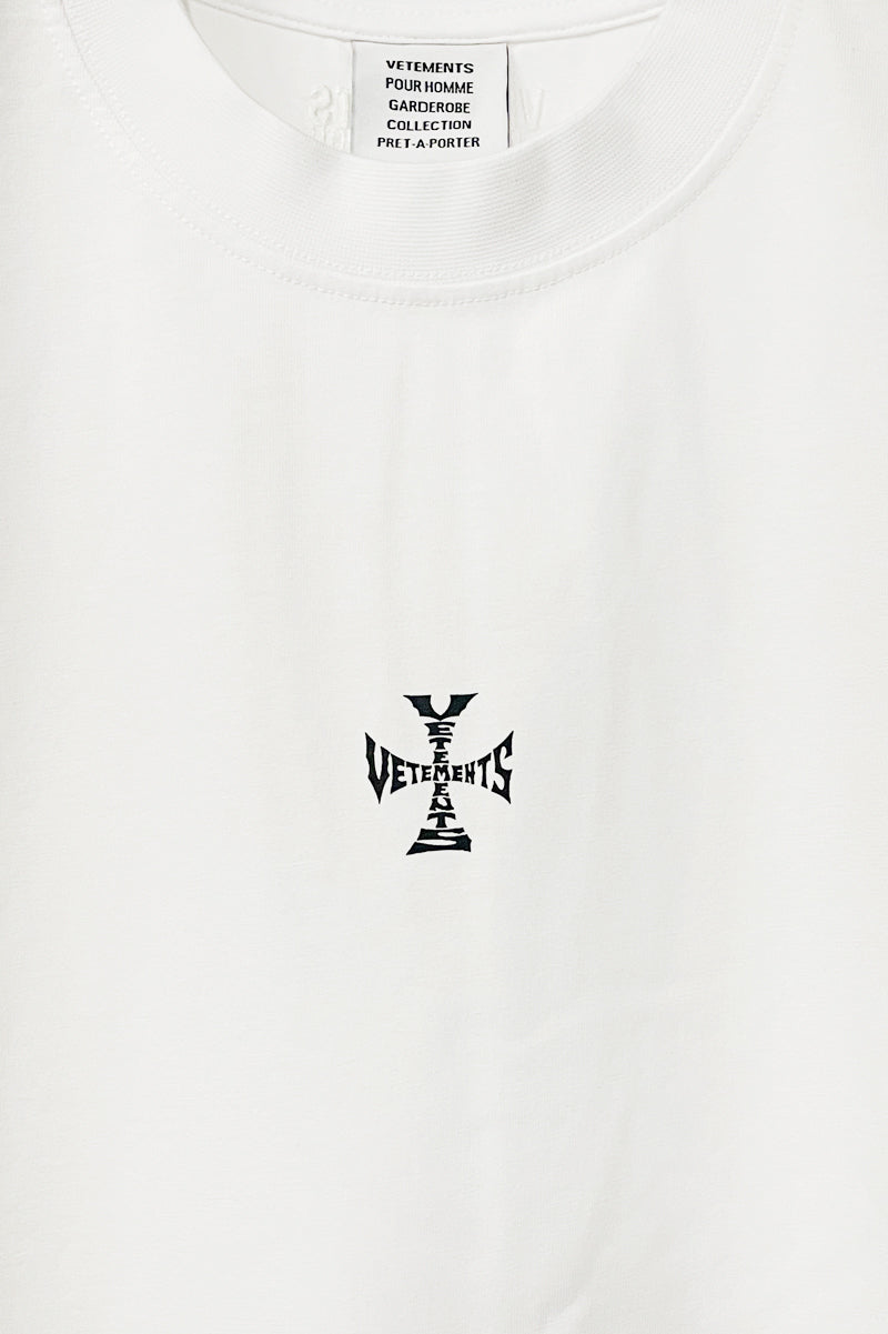 CROSS LOGO SLEEVELESS T-SHIRT（UNISEX）