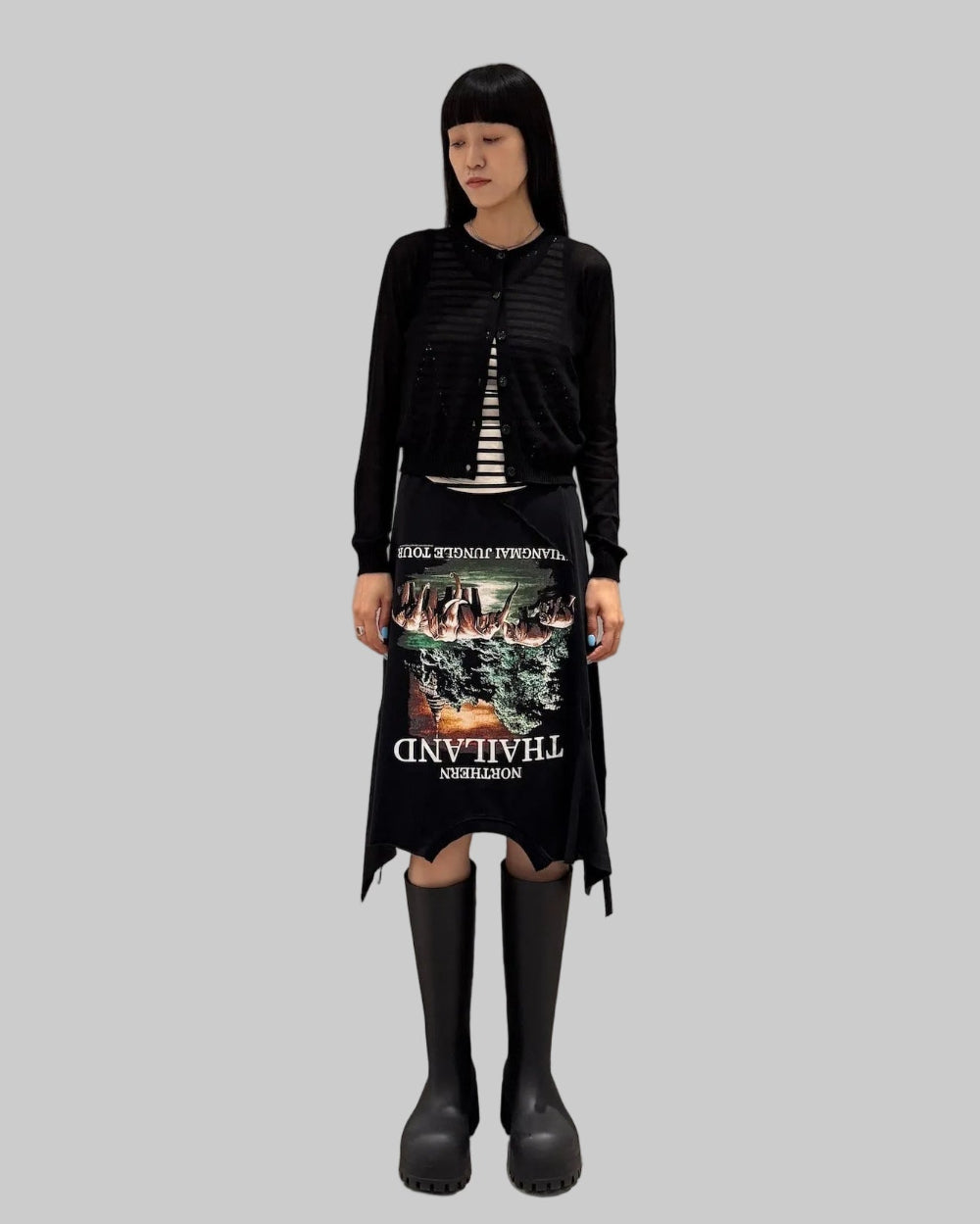 THAILAND TOURIST UPSIDE-DOWN T-SKIRT