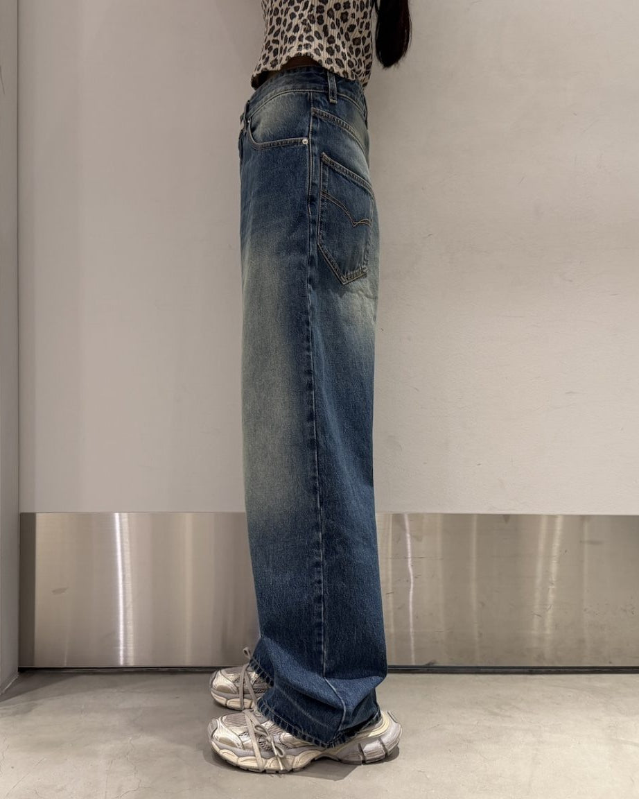 WASHED BAGGY JEANS（UNISEX）