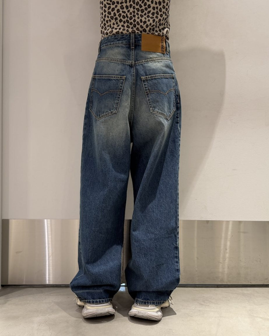 WASHED BAGGY JEANS（UNISEX）