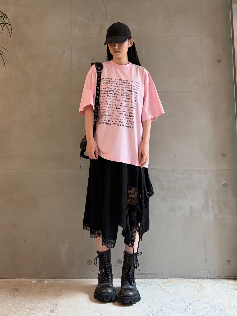 REWORKED LINGERIE SKIRT