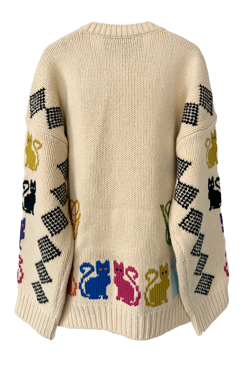 ぴ*ろ様 80s Valentino ヴァレンティノ 切り替え カーディガン ジ 楽天市場店 ヴァレンティノ カーディガン 【公式通販】