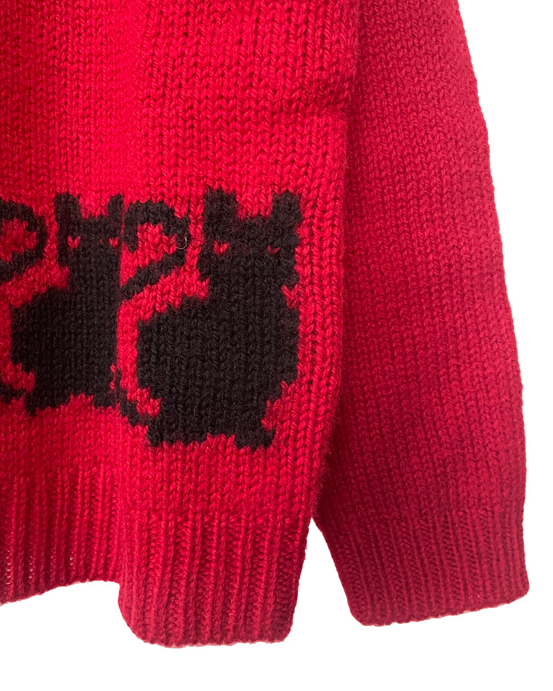 刺繍入りニットセーター（MEN）