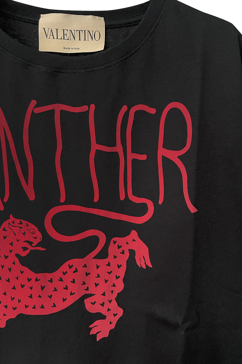 プリントコットンTシャツ