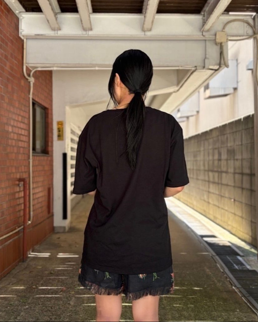 プリントコットンTシャツ