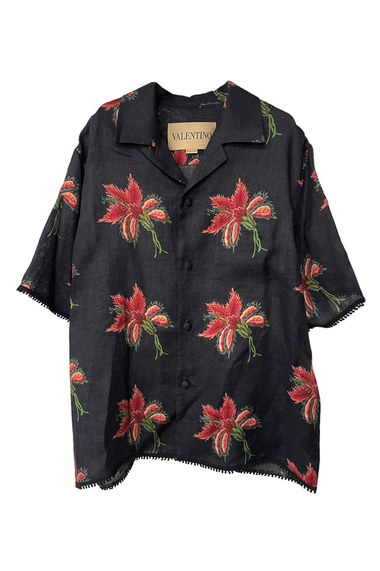 リネンボウリングシャツ(MEN)