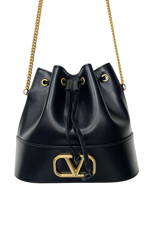 チェーンミニバケットバッグ