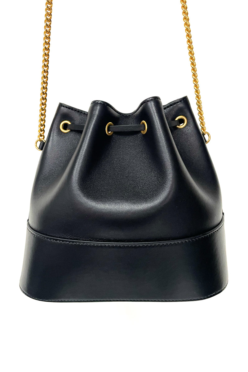 チェーンミニバケットバッグ