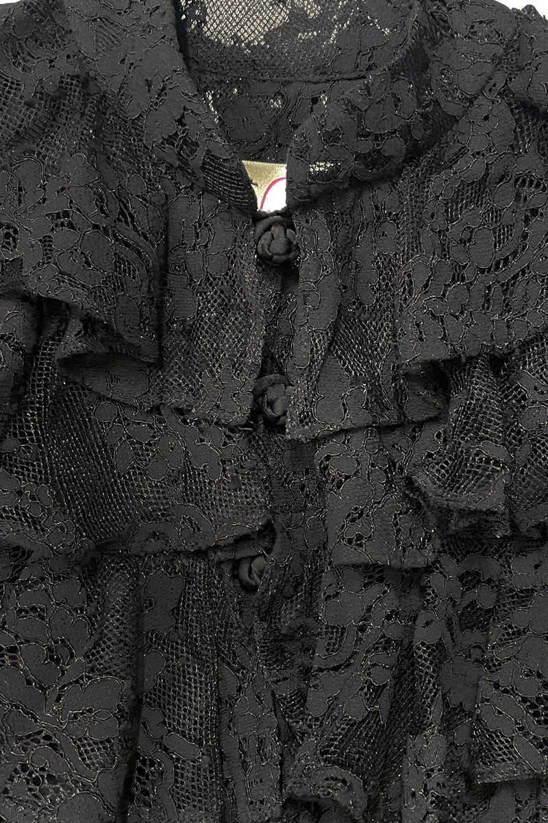 Dentelle Ruffle Jacket