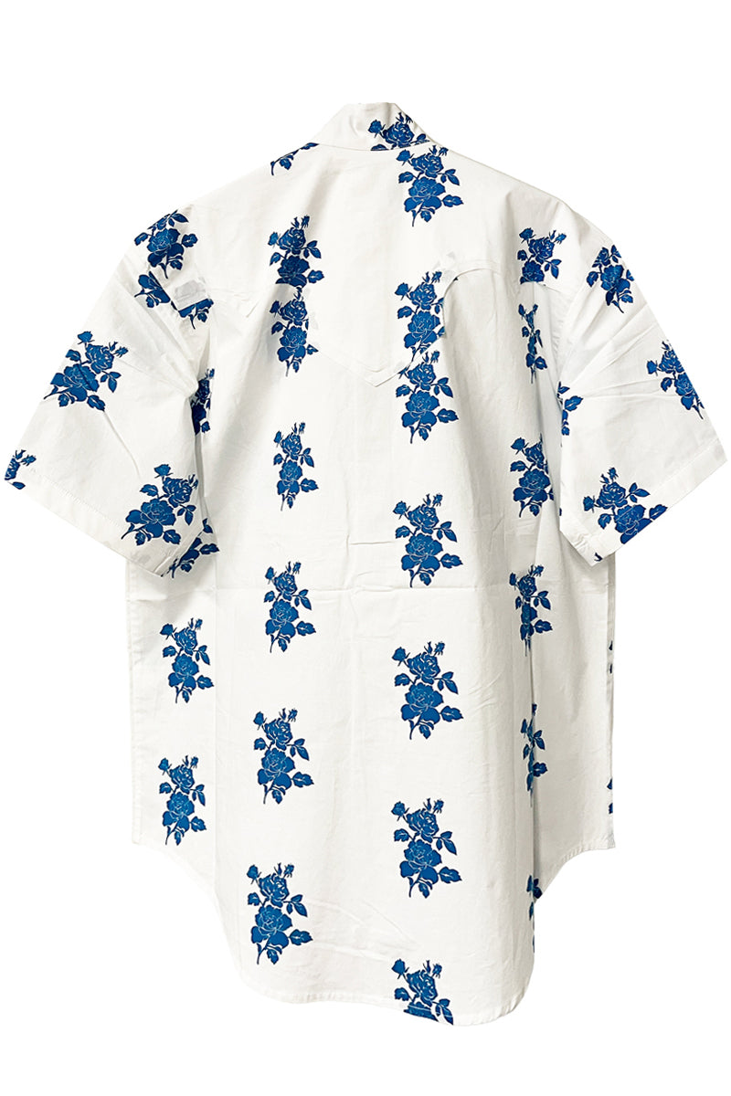 Ribbon Collar S/S Shirt（MEN）