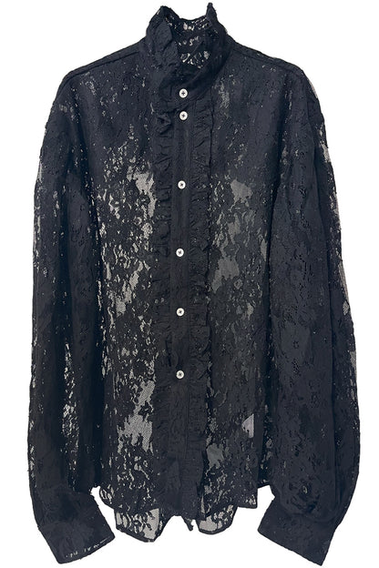 Puff Sleeve Lace Shirt（MEN）
