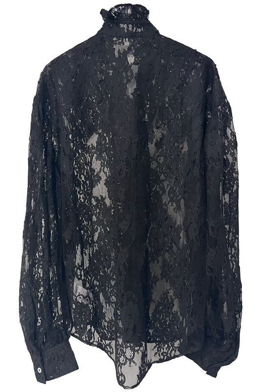 Puff Sleeve Lace Shirt(MEN)