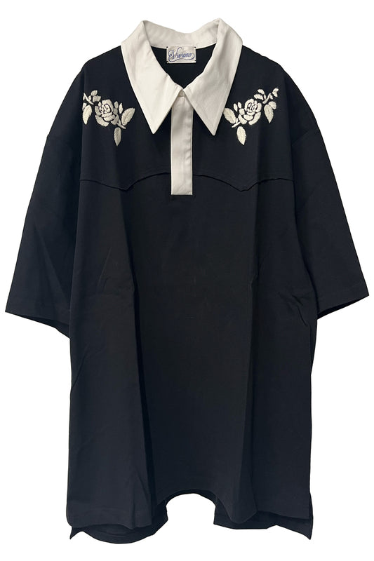 Hand Embroidered S/S Rugby Shirt(MEN)