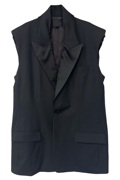 Wilted Collar Tailor Vest