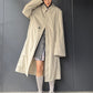 Wilted Collar Balmacaan Coat（UNISEX）