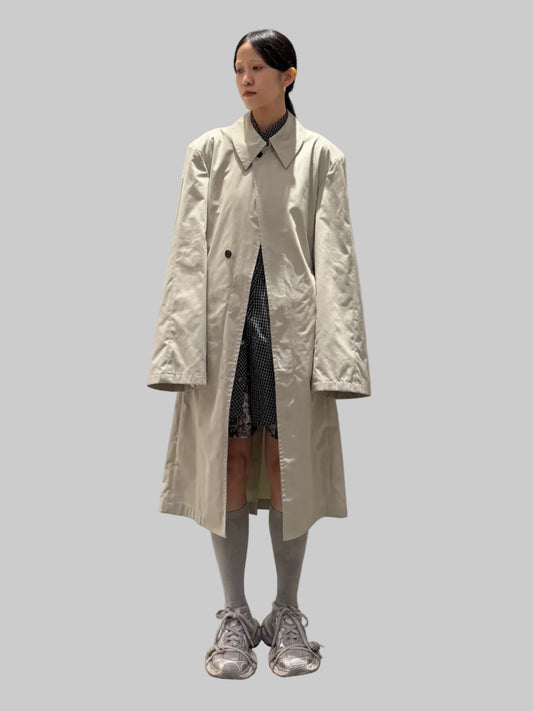 Wilted Collar Balmacaan Coat（UNISEX）