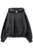 COTTON JERSEY VOLUME HOODIE