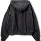 COTTON JERSEY VOLUME HOODIE