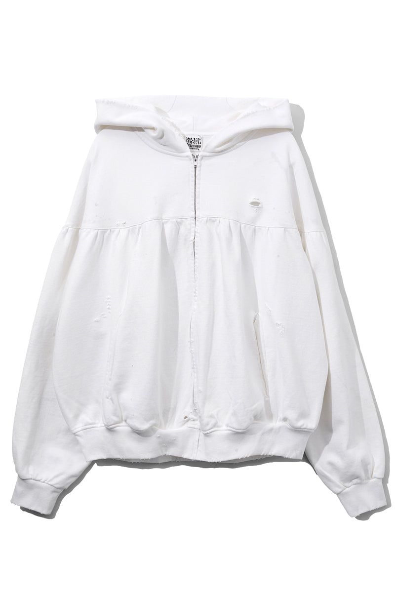 COTTON JERSEY VOLUME HOODIE
