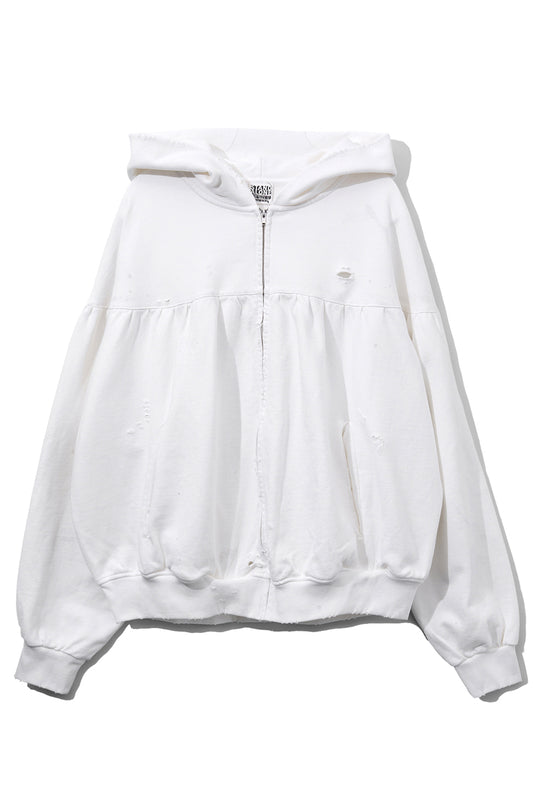 COTTON JERSEY VOLUME HOODIE